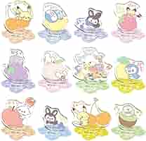 ポケモン　ポケピース　ちょこんとつながるアクリルスタンド　12個コンプセット ポケピース ちょこんとつながるアクリルスタンド ～Colorful